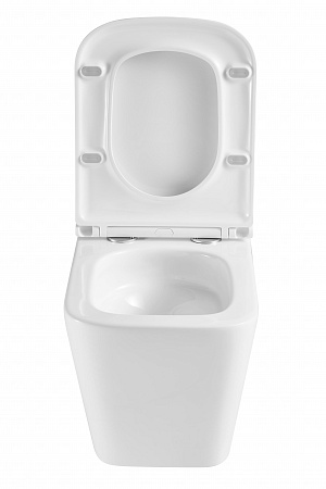 Подвесной унитаз безободковый Terminus Ватикан Монолит 490х340 белый Мытищи - фото 7