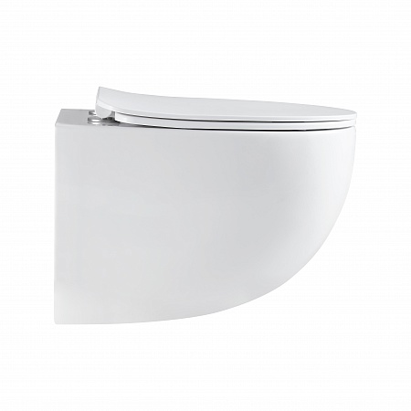 Подвесной унитаз безободковый Terminus Енисей Монолит 560х390 белый Мытищи - фото 4