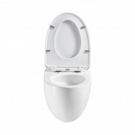 Подвесной унитаз безободковый Terminus Енисей Монолит 560х390 белый Мытищи - фото 5