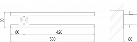 Полка Электро П2 ПРОФ 500х90 NEW Мытищи - фото 4