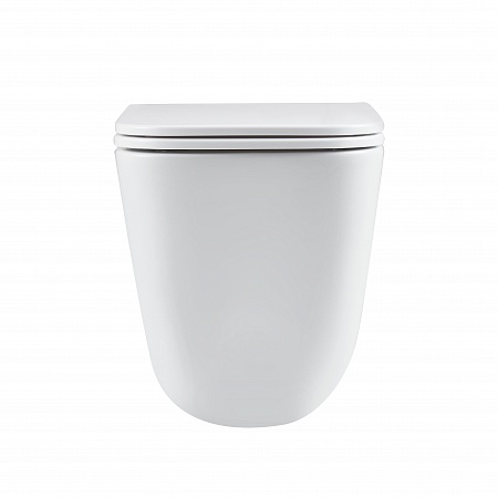 Подвесной унитаз безободковый Terminus Ватикан Монолит 490х340 белый Мытищи - фото 6